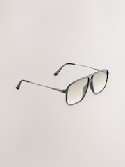 Black Aviator Sunglasses - Image 3 of 5