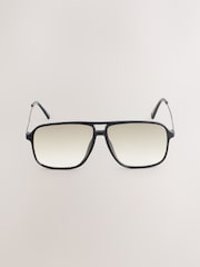Black Aviator Sunglasses - Image 4 of 5