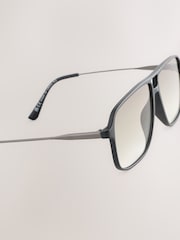 Black Aviator Sunglasses - Image 5 of 5