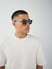 Gun Metal Rim Sunglasses - Image 1 of 4