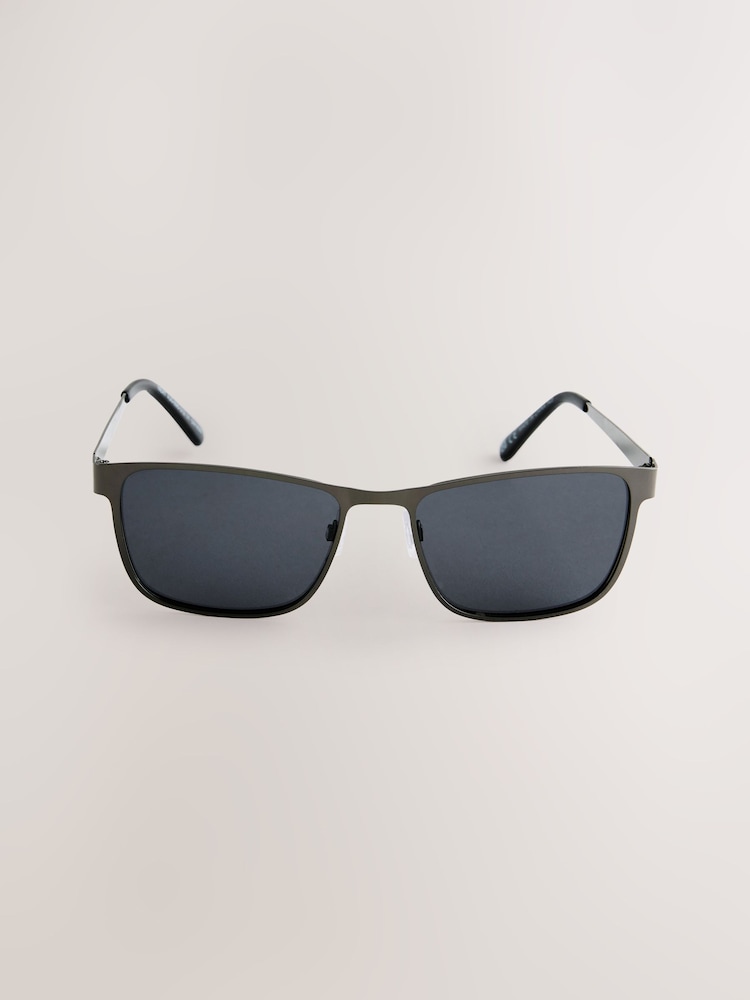 Gun Metal Rim Sunglasses - Image 2 of 4