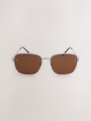 Brown Square Sunglasses - Image 2 of 5