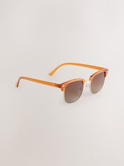 Brown Clubmaster Sunglasses - Image 2 of 4