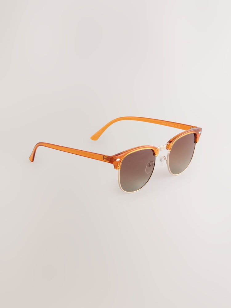 Brown Clubmaster Sunglasses - Image 2 of 4