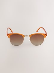 Brown Clubmaster Sunglasses - Image 3 of 4