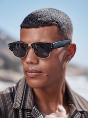 Black Clubmaster Sunglasses - Image 3 of 6