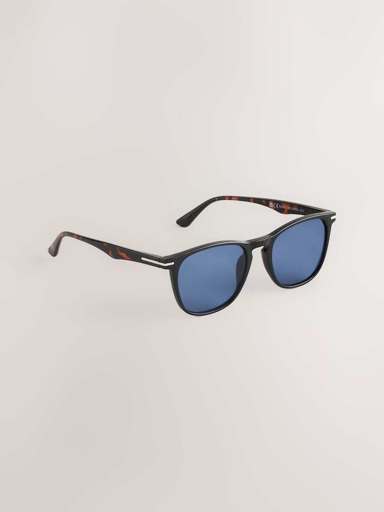 Schildpatt, Braun - Runde Sonnenbrille - Bild 2 von 4 Schildpatt, Braun - Runde Sonnenbrille - Bild 2 von 4