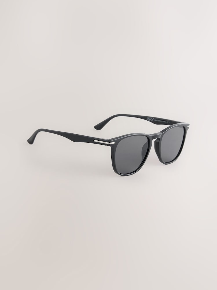 Black Round Sunglasses - Image 2 of 4