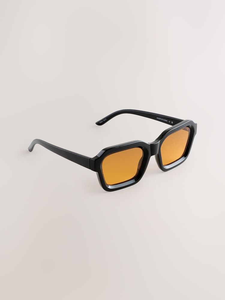 Amber Orange EDIT Square Sunglasses - Image 2 of 4