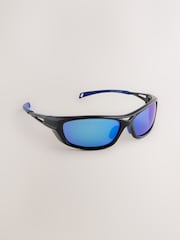 Blue Sports Style Sunglasses - Image 1 of 4