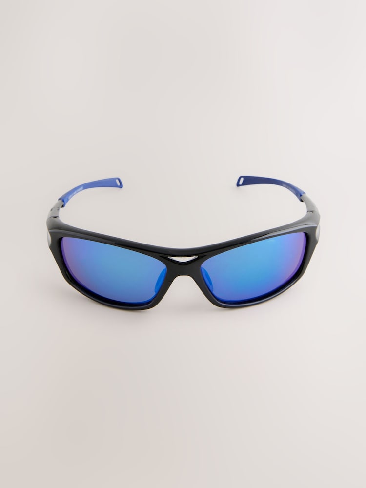 Blue Sports Style Sunglasses - Image 2 of 4