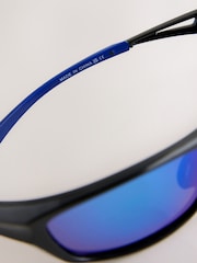Blue Sports Style Sunglasses - Image 4 of 4