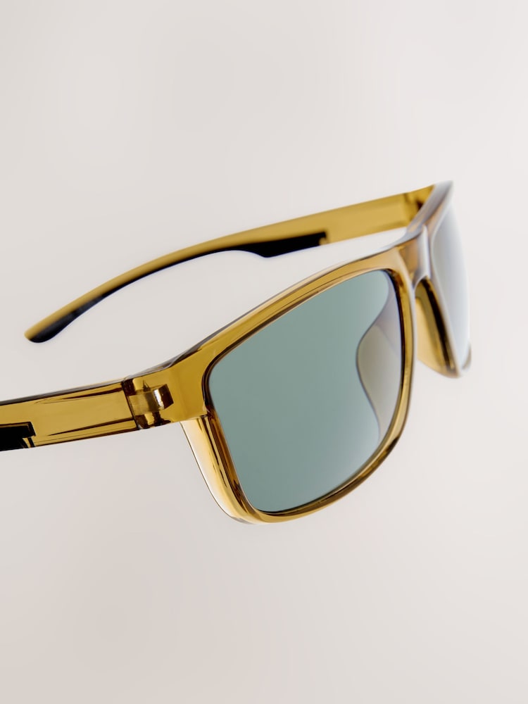 Green Yellow Sports Style Sunglasses - Image 2 of 4