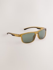 Green Yellow Sports Style Sunglasses - Image 3 of 4