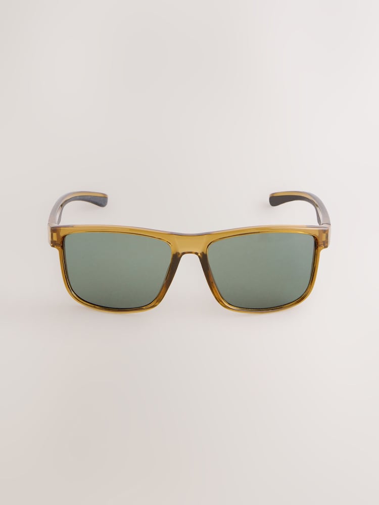 Green Yellow Sports Style Sunglasses - Image 4 of 4