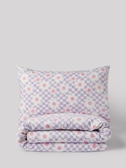 Printed Polycotton Duvet Cover and Pillowcase Bedding Set - Image 6 of 7
