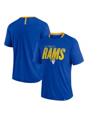 Fanatics Blue NFL Los Angeles Rams Defender Fade Dot Slant T-Shirt - Image 1 of 3