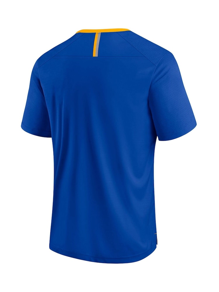 Fanatics Blue NFL Los Angeles Rams Defender Fade Dot Slant T-Shirt - Image 2 of 3