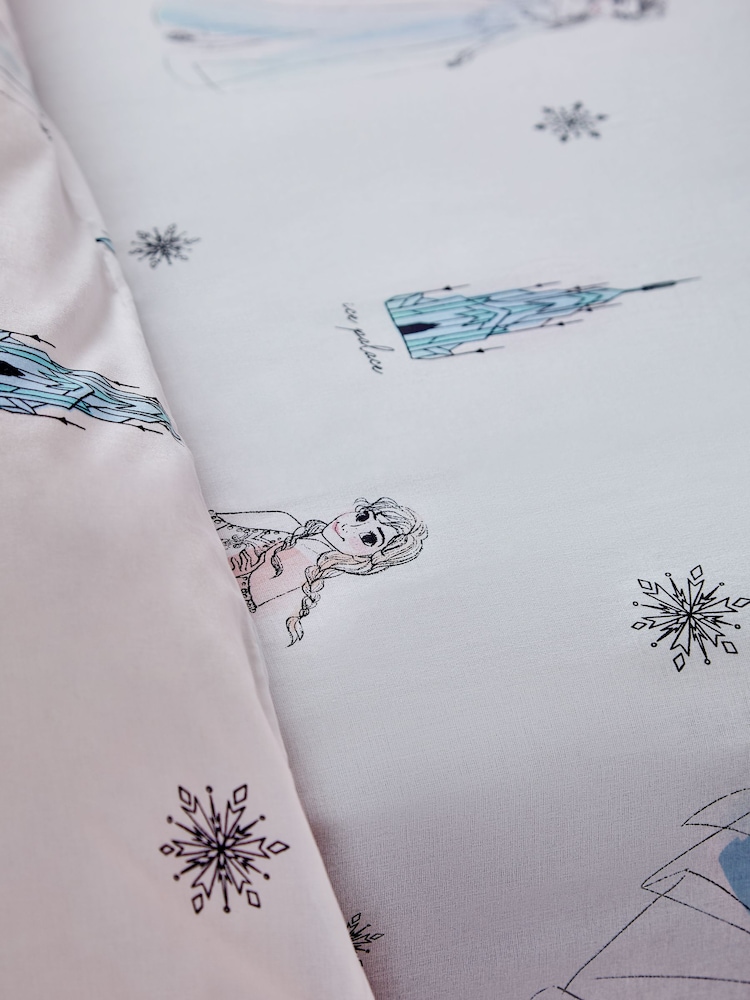 White Frozen 100% Cotton Fitted Sheet - Image 2 of 4