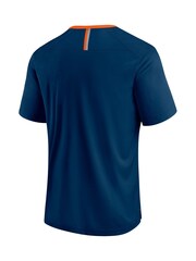 Fanatics Blue NFL Chicago Bears Defender Fade Dot Slant T-Shirt - Image 2 of 3