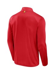 Fanatics NFL Red Kansas City Chiefs Defender Quarter Zip Sweatshirt - Image 3 of 3