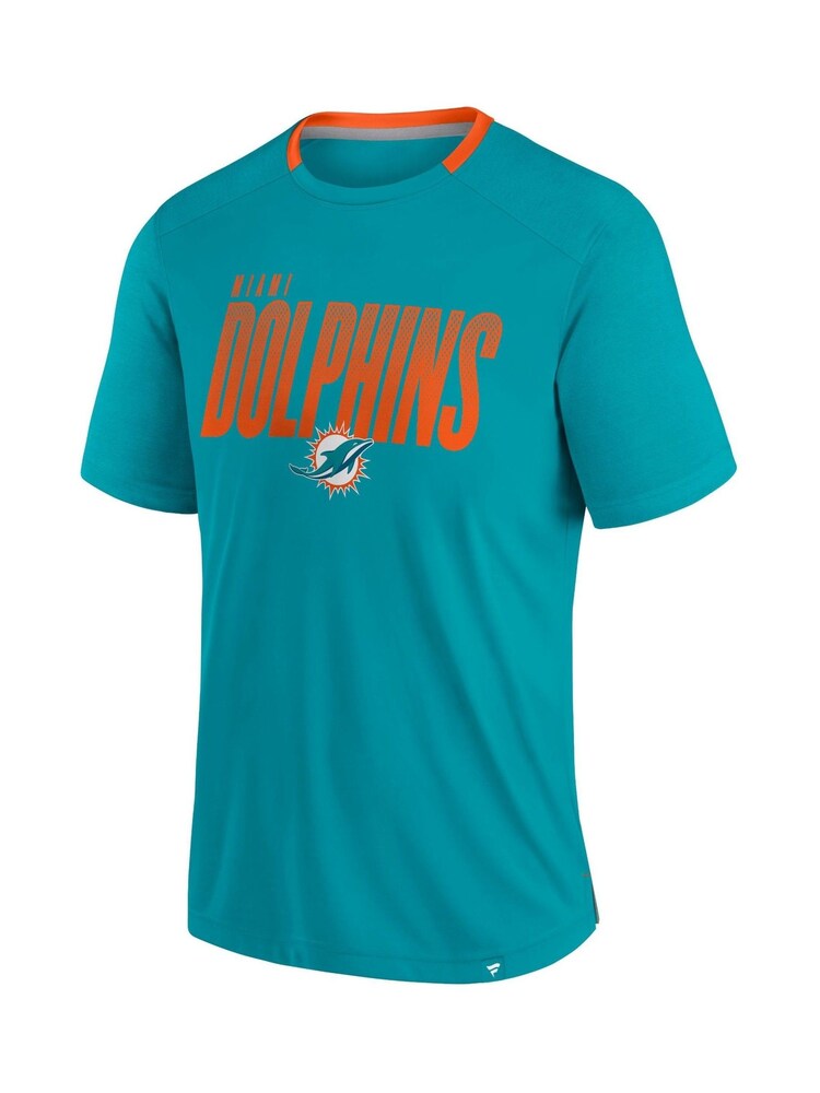 Fanatics Green NFL Miami Dolphins Defender Fade Dot Slant T-Shirt - Image 2 of 3