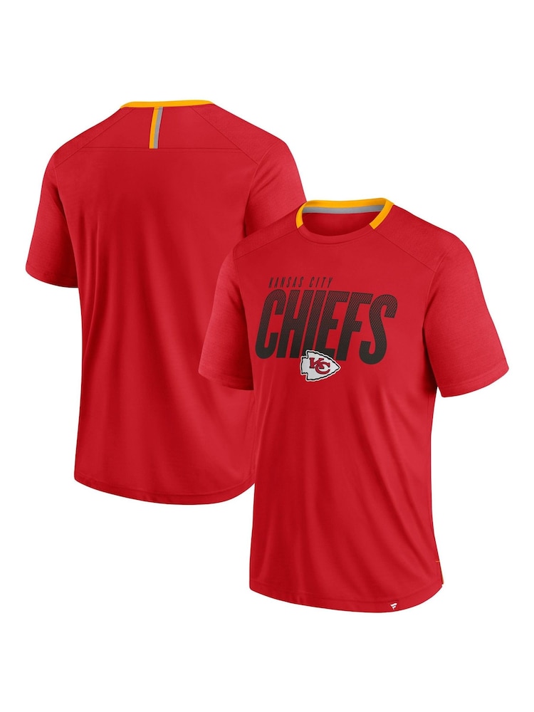 Fanatics Red NFL Kansas City Chiefs Defender Fade Dot Slant T-Shirt - Image 1 of 3
