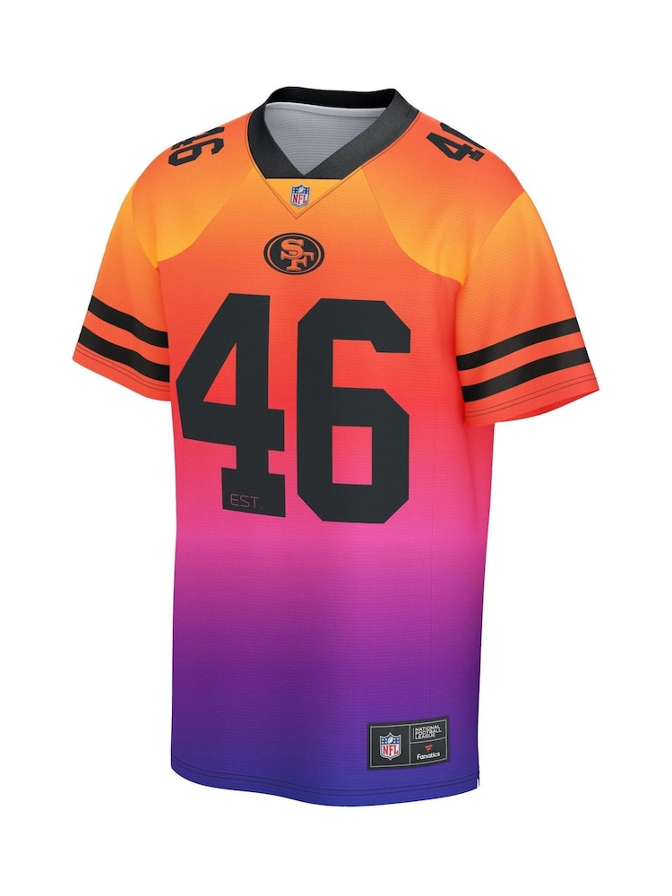 Fanatics Red NFL San Francisco 49ers Gradient Foundation Jersey - Image 2 of 3
