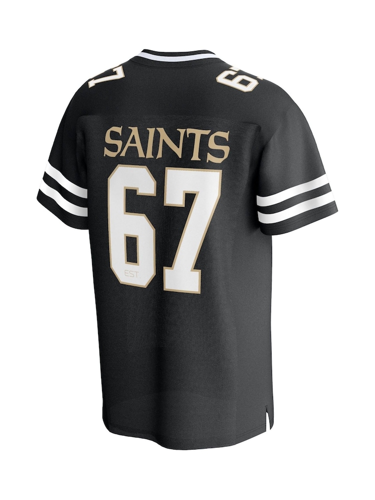 Fanatics NFL New Orleans Saints Core Foundation Black Jersey - Image 3 of 3