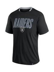 Fanatics NFL Las Vegas Raiders Defender Fade Dot Slant Black T-Shirt - Image 2 of 3