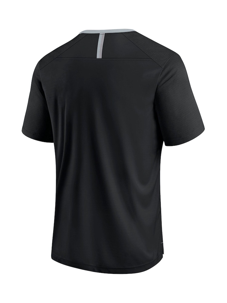 Fanatics NFL Las Vegas Raiders Defender Fade Dot Slant Black T-Shirt - Image 3 of 3