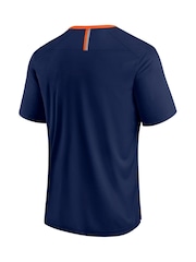 Fanatics Blue NFL Denver Broncos Defender Fade Dot Slant T-Shirt - Image 3 of 3