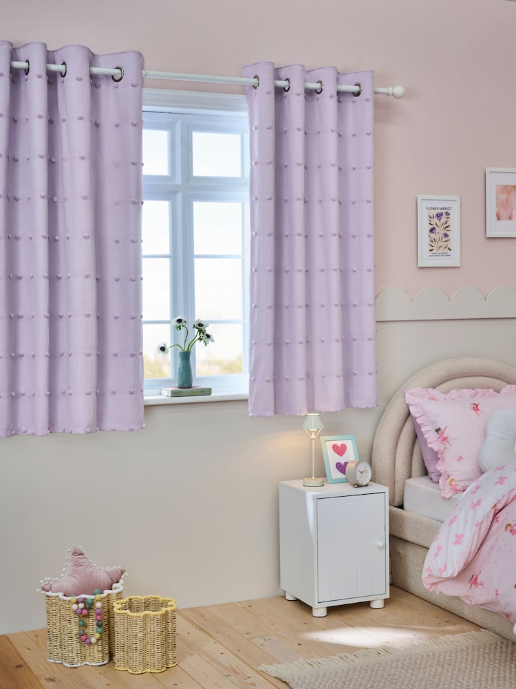 Шторы блэкаут с помпоном Bobble Pom Eyelet - Image 1 of 5