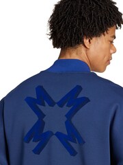 adidas Blue Manchester United SZN Double Knit Track Jacket - Image 3 of 3