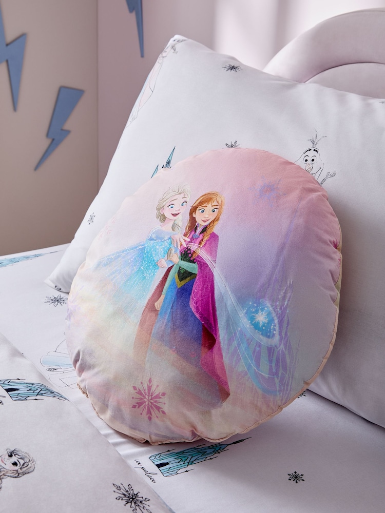 Frozen 100% Cotton Circular Cushion - Image 2 of 6 Frozen 100% Cotton Circular Cushion - Image 2 of 6