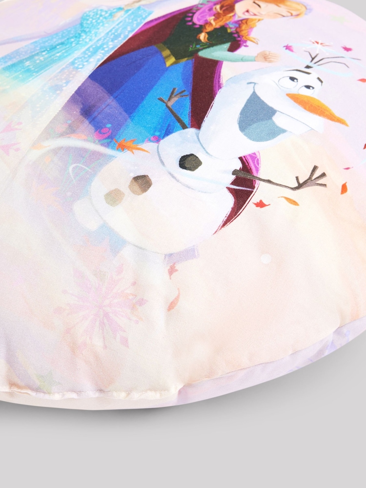 Frozen 100% Cotton Circular Cushion - Image 6 of 6 Frozen 100% Cotton Circular Cushion - Image 6 of 6