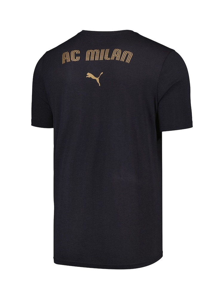 Puma Grey AC Milan Casuals T-Shirt - Image 3 of 3