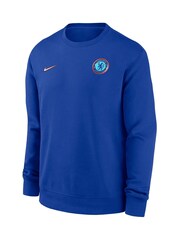 Nike Blue Chelsea Club Crew Sweatshirt - Image 2 of 3