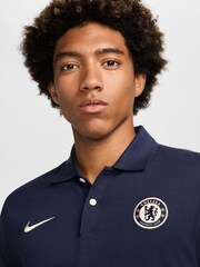 Nike Blue Chelsea Dri Fit Polo Shirt - Image 2 of 5