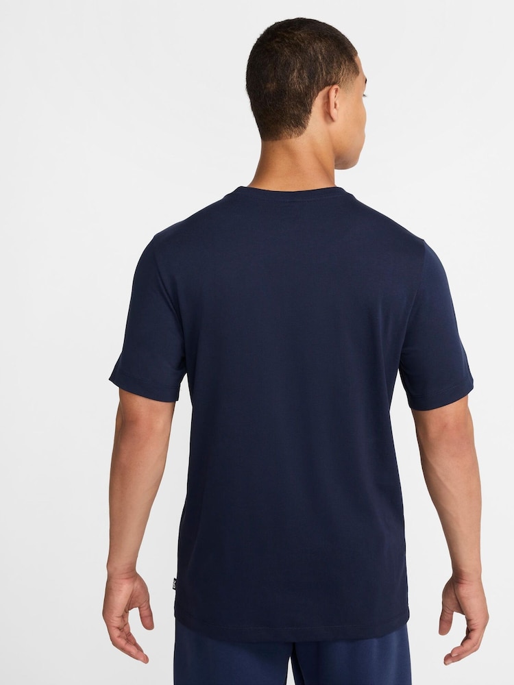 Nike Blue Chelsea Lion 100% Cotton T-Shirt - Image 2 of 5