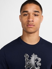 Nike Blue Chelsea Lion 100% Cotton T-Shirt - Image 3 of 5