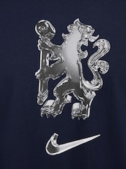 Nike Blue Chelsea Lion 100% Cotton T-Shirt - Image 5 of 5