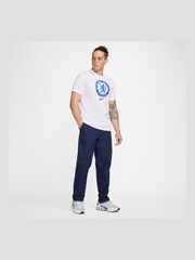 Nike White Chelsea Crest 100% Cotton T-Shirt - Image 1 of 4