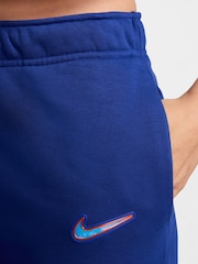Nike Blue Womens Chelsea Club Fleece Joggers - Image 4 of 5