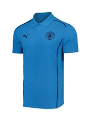 Puma Blue Manchester City Casuals Polo Shirt - Image 2 of 3