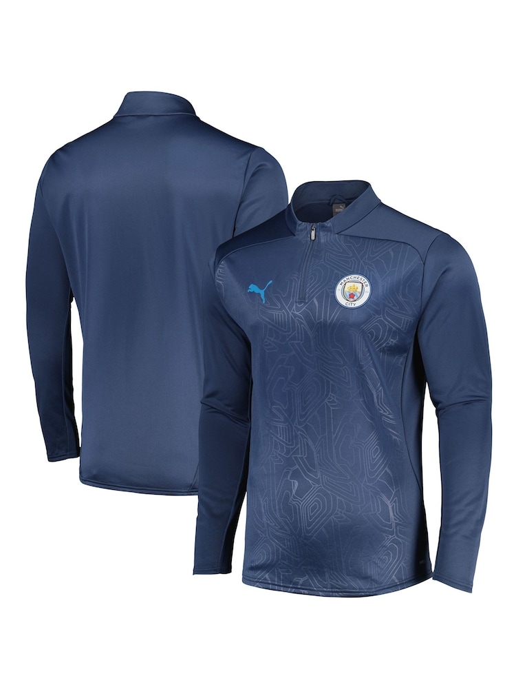 Puma Blue Manchester City Training Fleece - Image 1 of 5