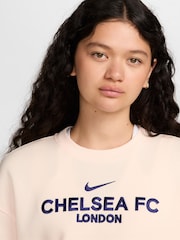 Nike Cream Chelsea Phoenix Crew Sweatshirt - Image 4 of 5