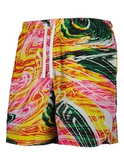 Puma Orange F1 Scuderia Ferrari Race Crew All Over Print Shorts - Image 2 of 4