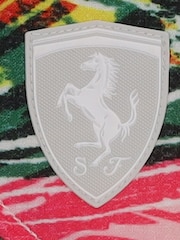 Puma Orange F1 Scuderia Ferrari Race Crew All Over Print Shorts - Image 4 of 4