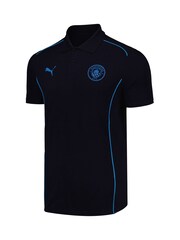 Puma Blue Manchester City Casuals Polo Shirt - Image 2 of 3